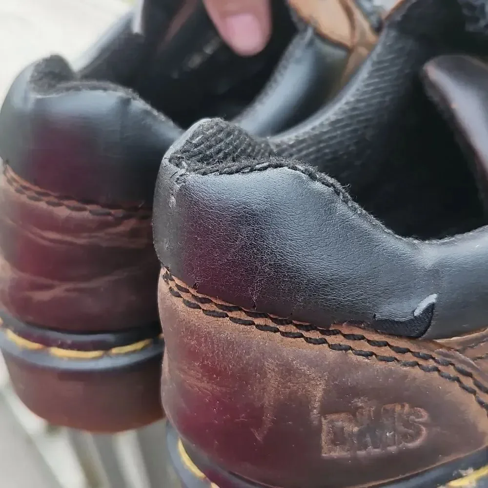 Dr. Martens Industrial Leather Work Shoes Size 9 Broken In